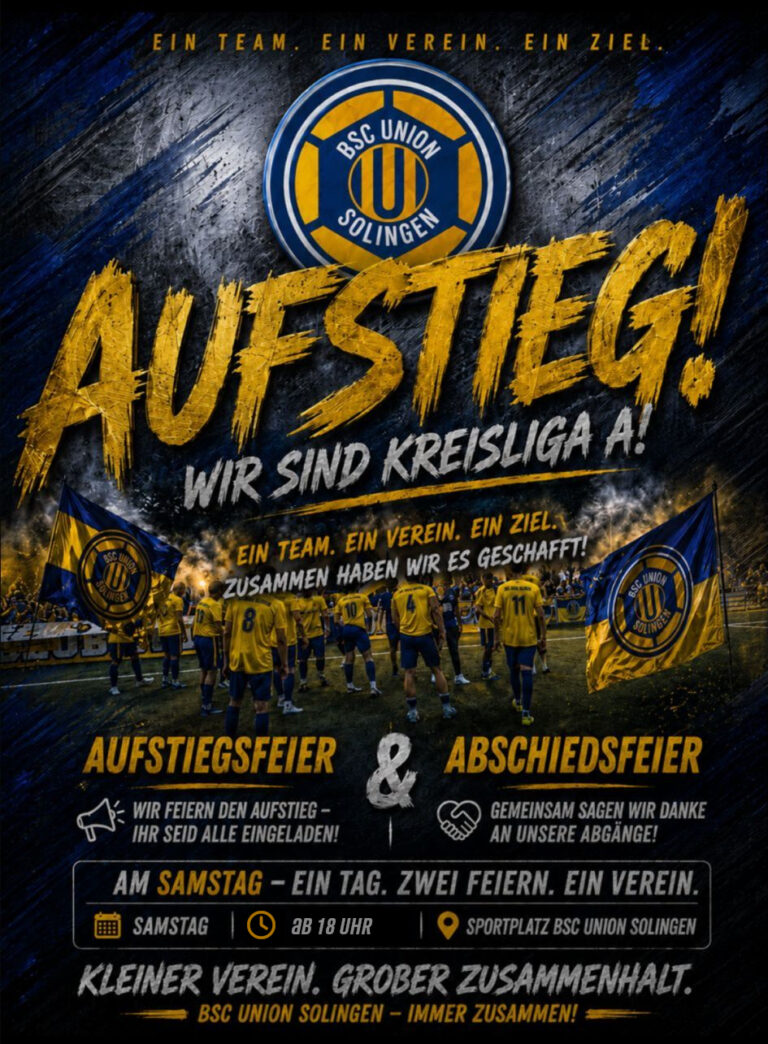 Aufstiegs & Abschiedsfeier 2025/2026